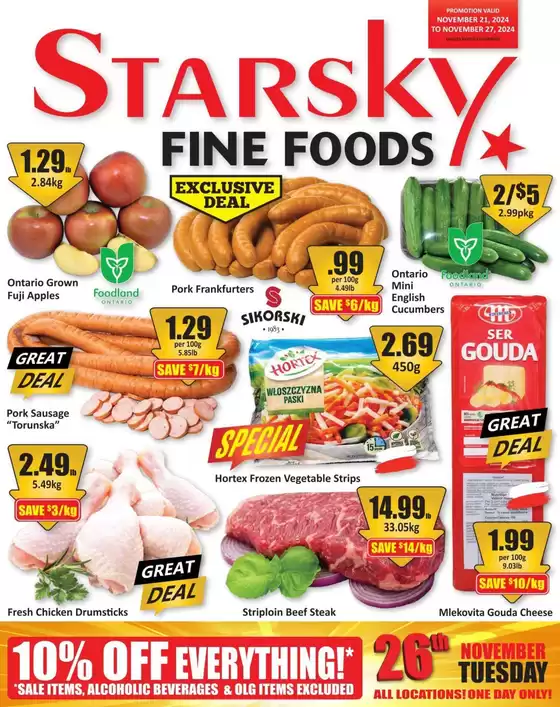 Weekly flyer Starsky