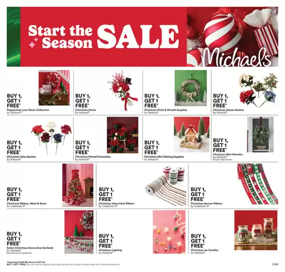 Michaels catalogue in Montreal | 10/20 Weekly Ad Canada | 2025-10-20T00:00:00.000Z - 2025-10-23T00:00:00.000Z