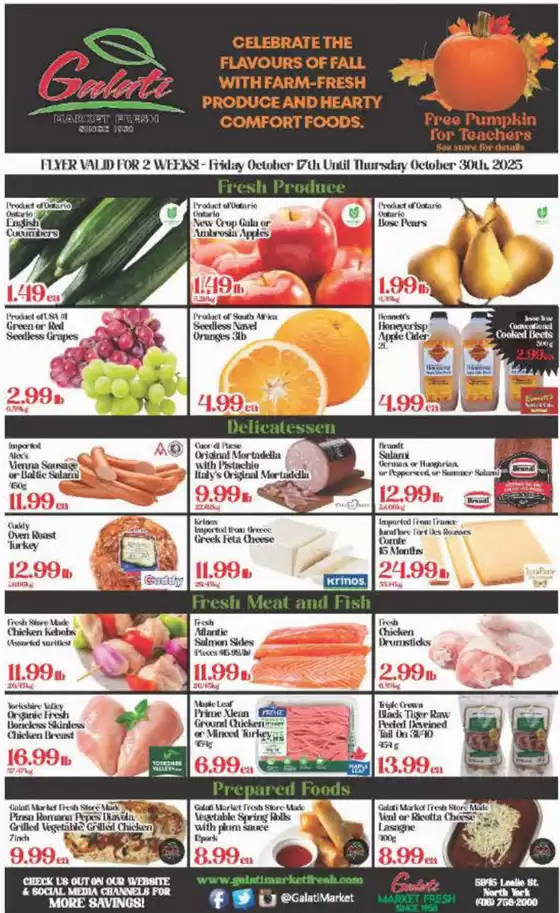 Galati Market Fresh catalogue | Weekly flyer  | 2025-10-20T00:00:00.000Z - 2025-10-30T00:00:00.000Z