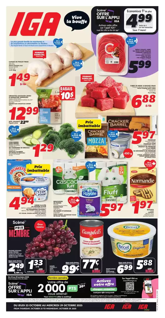 IGA Extra weekly flyer