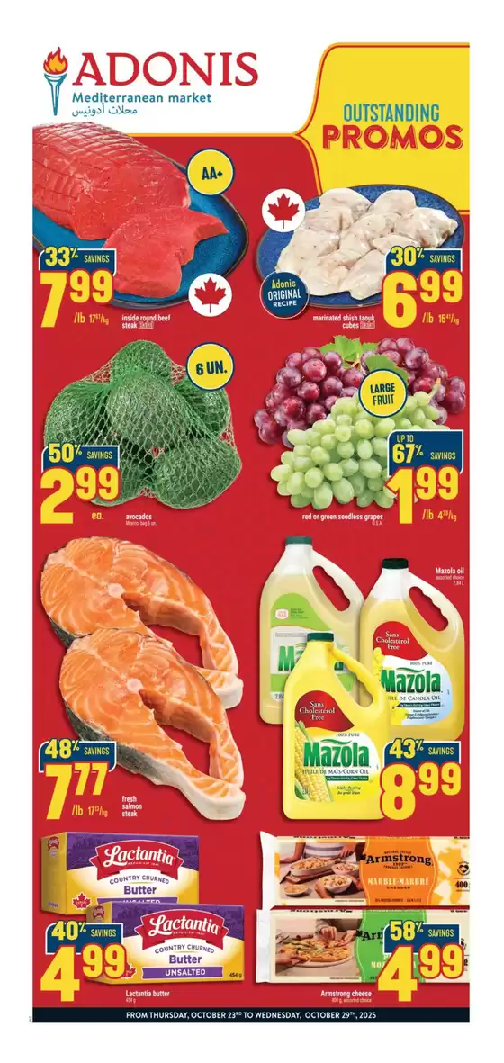 Marché Adonis catalogue in Hamilton | Current special promotions | 2025-10-23T00:00:00.000Z - 2025-10-29T00:00:00.000Z