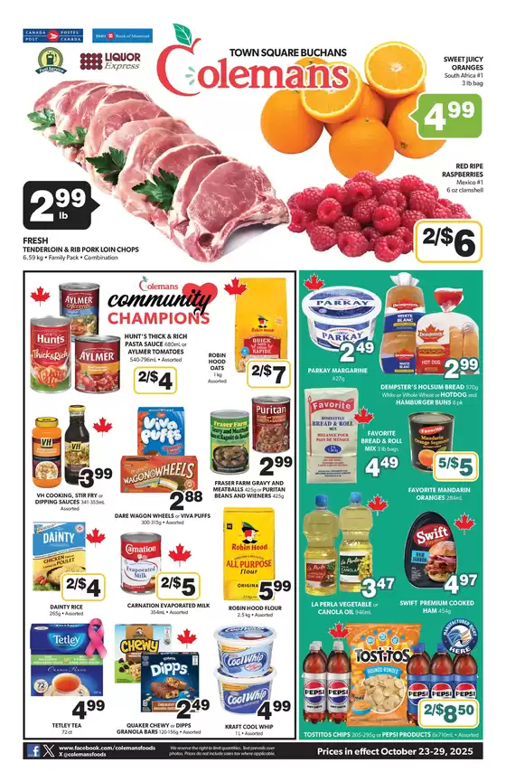 Coleman's catalogue in Hamilton | Great offer for bargain hunters | 2025-10-23T00:00:00.000Z - 2025-10-29T00:00:00.000Z