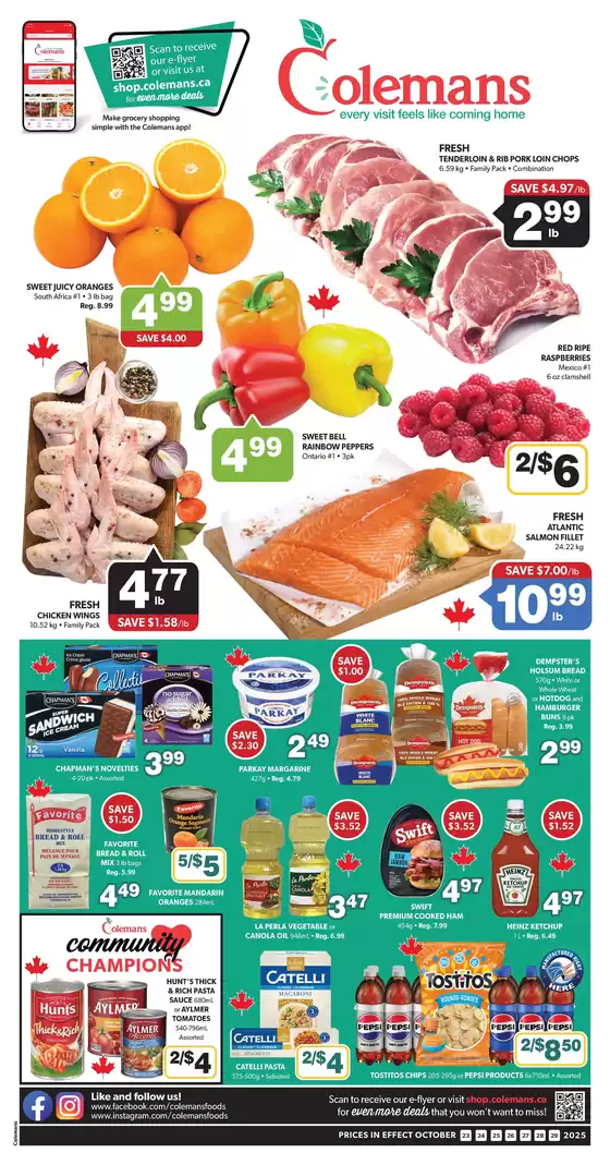 Coleman's catalogue in Hamilton | Our best offers for you | 2025-10-23T00:00:00.000Z - 2025-10-29T00:00:00.000Z