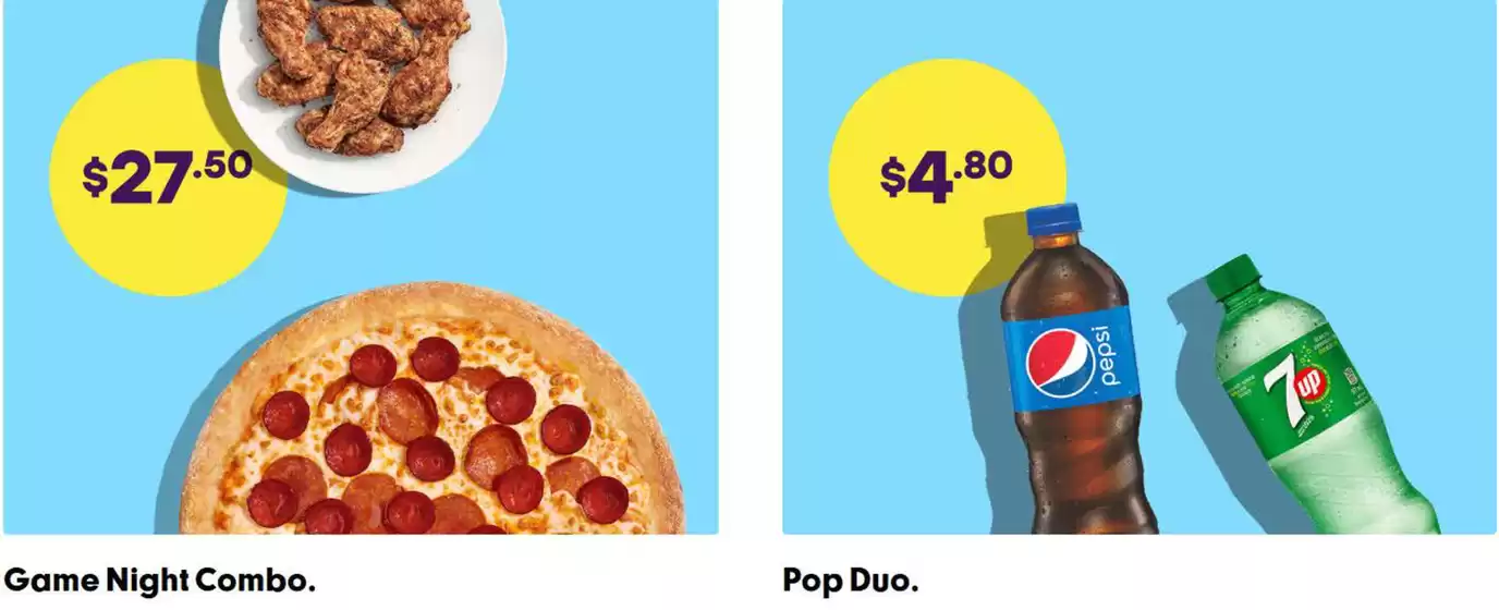 Panago menu deals 