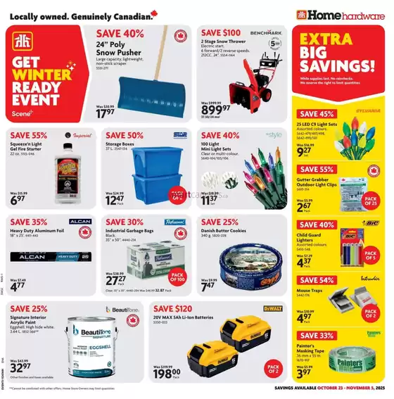 Home Hardware catalogue in Nanaimo | Home Hardware weekly flyer | 2025-10-22T00:00:00.000Z - 2025-11-05T00:00:00.000Z