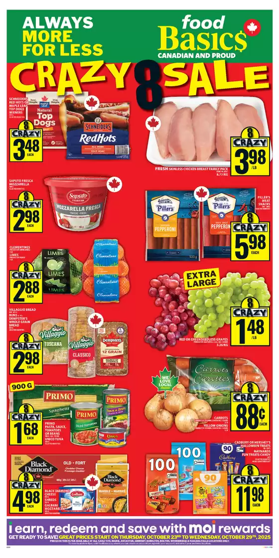Food Basics catalogue in Toronto | Great offer for all customers | 2025-10-23T00:00:00.000Z - 2025-10-29T00:00:00.000Z