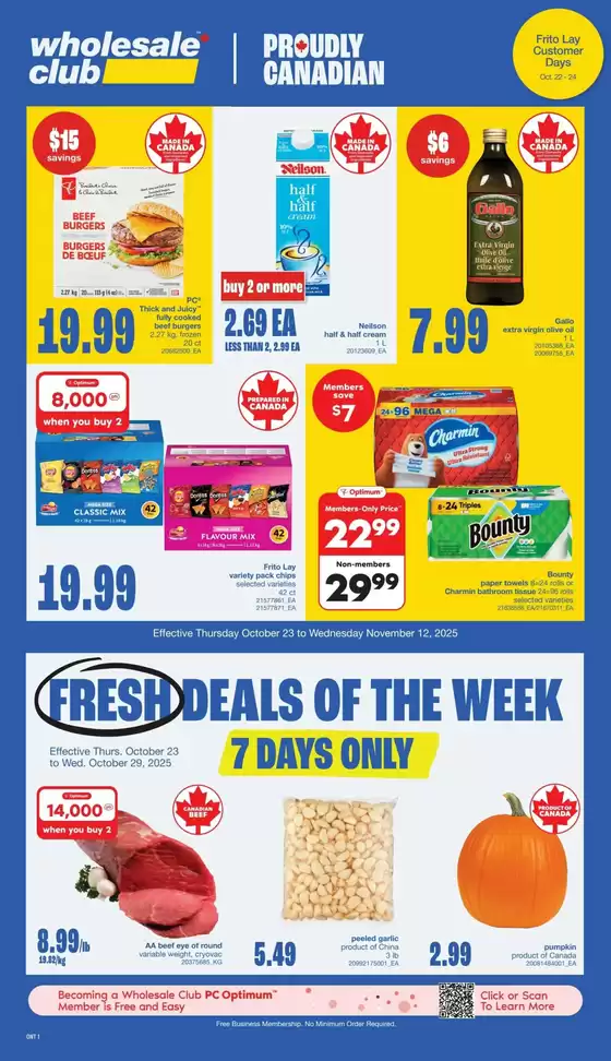 Wholesale Club catalogue in Toronto | Our best deals for you | 2025-10-22T00:00:00.000Z - 2025-11-05T00:00:00.000Z