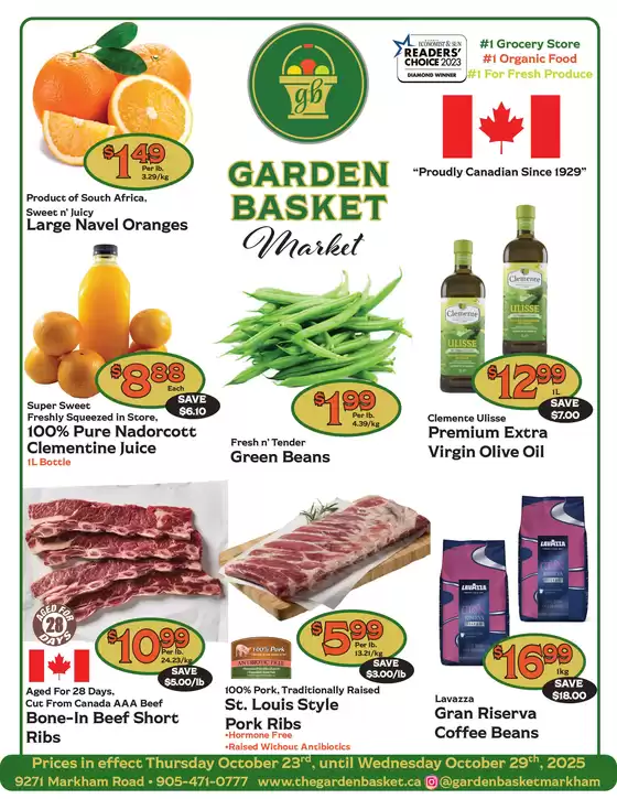 The Garden Basket catalogue in Edmonton | Prices in effect Thursday October 23rd, until Wednesday October 29th, 2025 | 2025-10-23T00:00:00.000Z - 2025-10-29T00:00:00.000Z