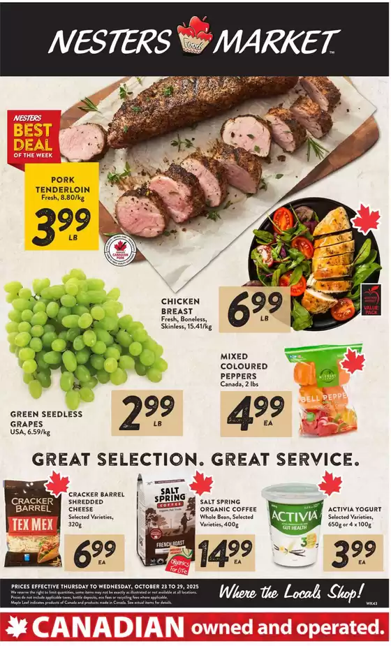 Nesters Market catalogue in Nanaimo | Best deals of the week  | 2025-10-23T00:00:00.000Z - 2025-10-29T00:00:00.000Z