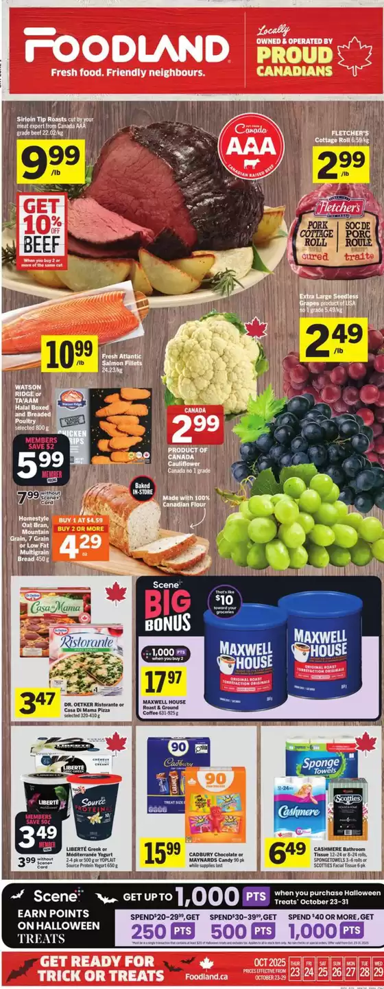 Foodland catalogue in Nanaimo | Weekly flyer  | 2025-10-23T00:00:00.000Z - 2025-10-29T00:00:00.000Z