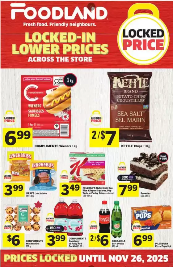 Foodland catalogue in Grand Falls-Windsor | Special promotion  | 2025-10-23T00:00:00.000Z - 2025-11-26T00:00:00.000Z