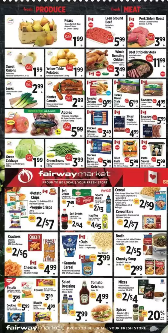 Weekly flyer