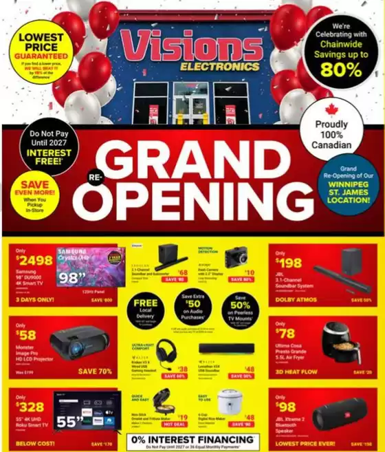 Visions Electronics catalogue in Hamilton | Deals of the week  | 2025-10-24T00:00:00.000Z - 2025-10-30T00:00:00.000Z