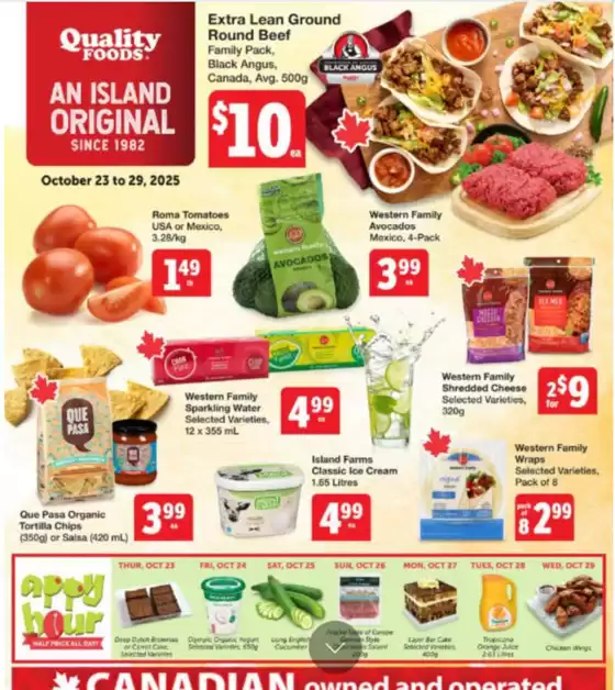 Quality Foods catalogue in Brockville | Weekly flyer  | 2025-10-24T00:00:00.000Z - 2025-10-29T00:00:00.000Z