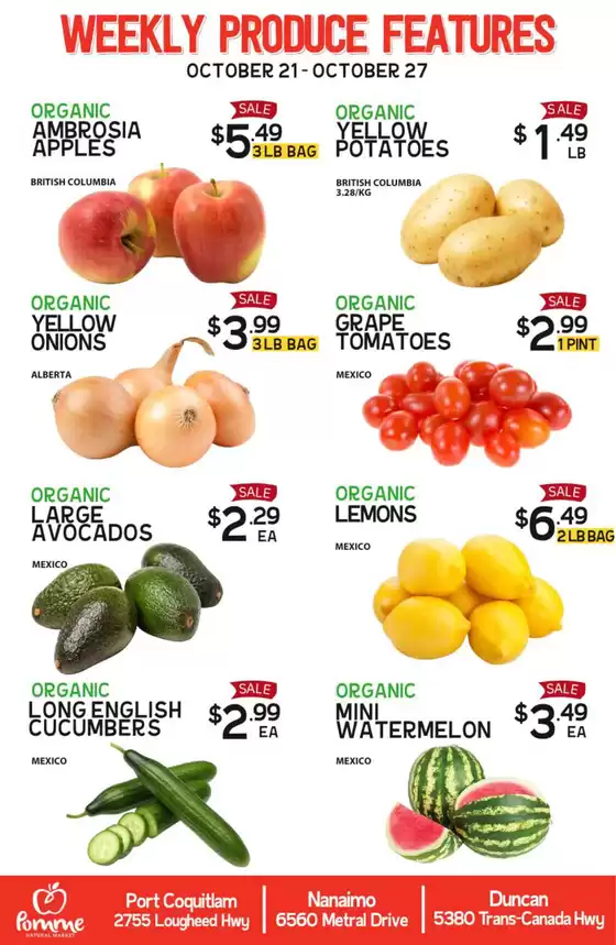 Pomme Natural Market catalogue in Thunder Bay | Weekly flyer | 2025-10-24T00:00:00.000Z - 2025-10-27T00:00:00.000Z