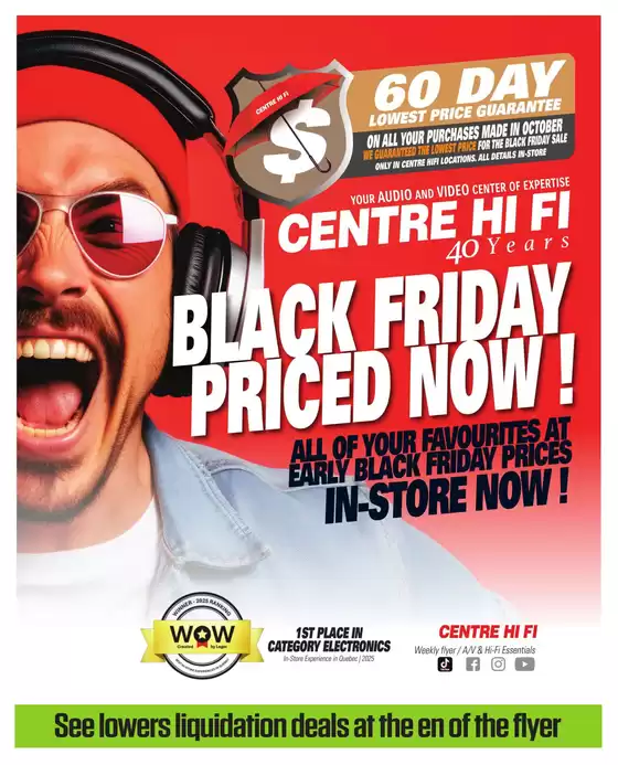 Centre Hi-Fi catalogue in Pense | Weekly Flyer | 2025-10-24T00:00:00.000Z - 2025-10-30T00:00:00.000Z