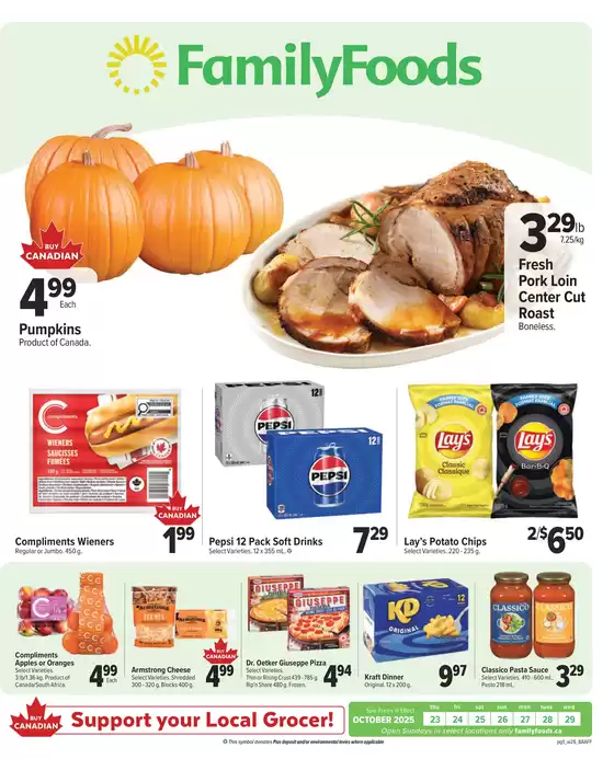 Family Foods weekly flyer