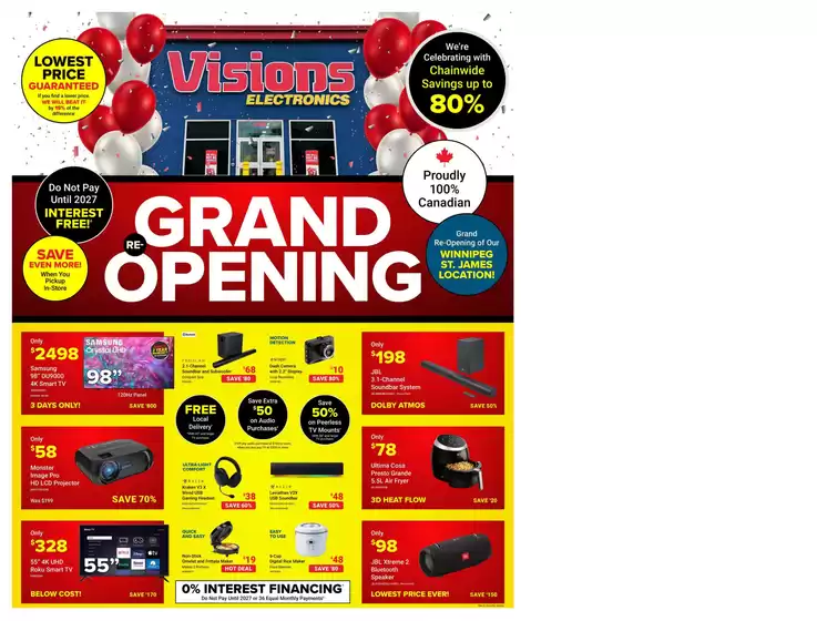 Visions Electronics catalogue in Montreal | Flyer | 2025-10-24T00:00:00.000Z - 2025-10-30T00:00:00.000Z
