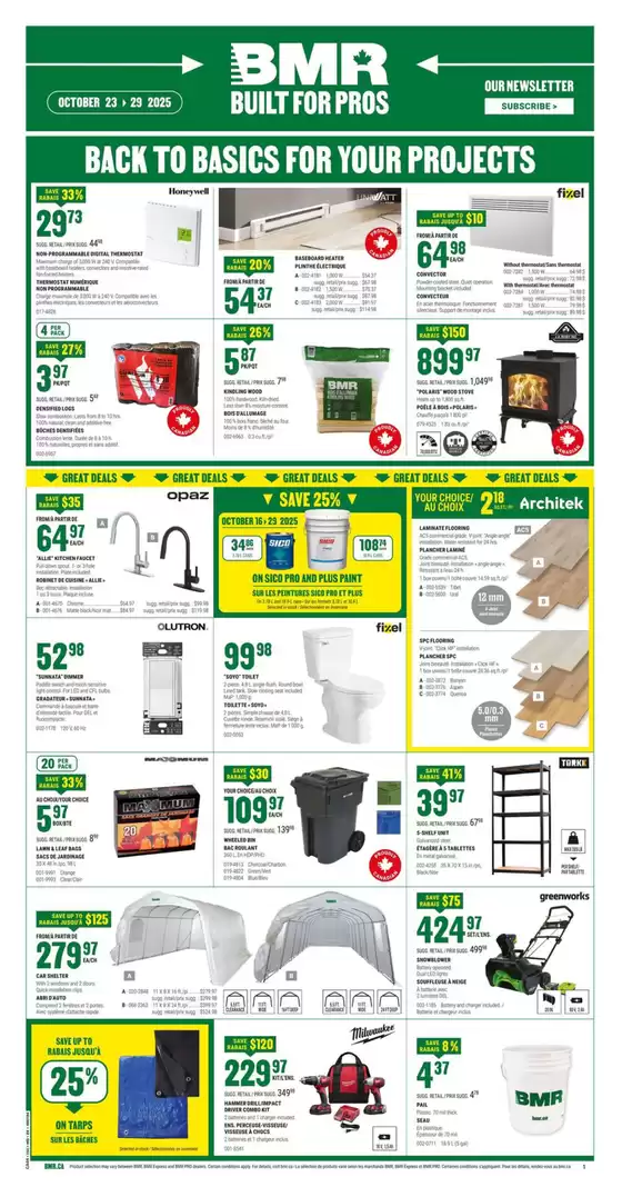 BMR catalogue in Lethbridge | Our best deals for you | 2025-10-23T00:00:00.000Z - 2025-10-29T00:00:00.000Z