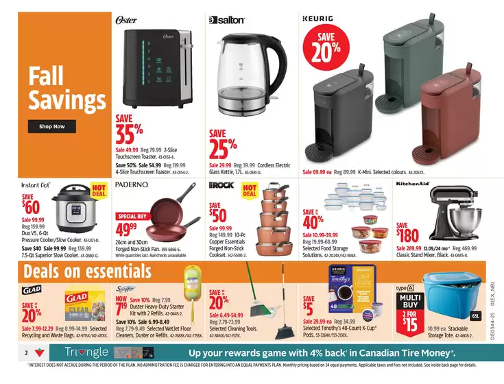 Current bargains and offers