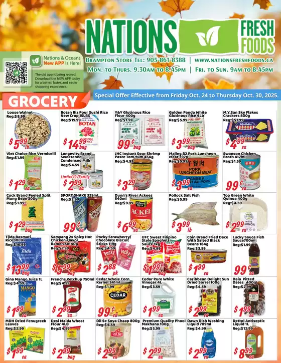 Nations Fresh Foods catalogue in Elmsdale | Autumn Deals, Fresh Finds! | 2025-10-27T00:00:00.000Z - 2025-10-30T00:00:00.000Z