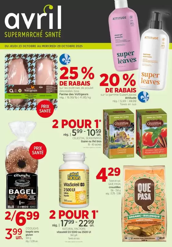 Avril catalogue in Hamilton | 25% de rabais  | 2025-10-27T00:00:00.000Z - 2025-10-29T00:00:00.000Z