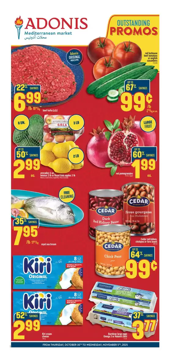 Marché Adonis catalogue in Carman | Wide range of offers | 2025-10-30T00:00:00.000Z - 2025-11-05T00:00:00.000Z