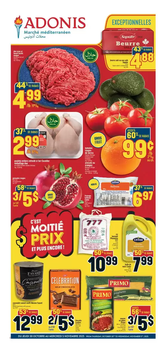 Marché Adonis catalogue in Toronto | Weekly | 2025-10-30T00:00:00.000Z - 2025-11-05T00:00:00.000Z