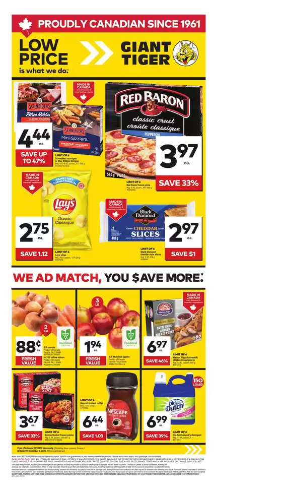 Giant Tiger catalogue in St. Catharines | New offers to discover | 2025-10-29T00:00:00.000Z - 2025-11-04T00:00:00.000Z