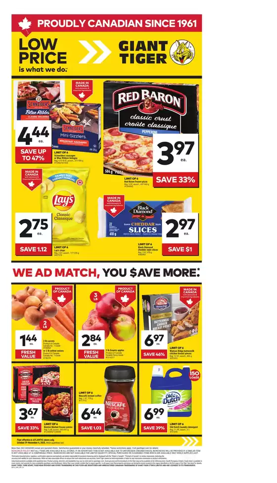 Giant Tiger catalogue in St. Catharines | Top offers for all bargain hunters | 2025-10-29T00:00:00.000Z - 2025-11-04T00:00:00.000Z