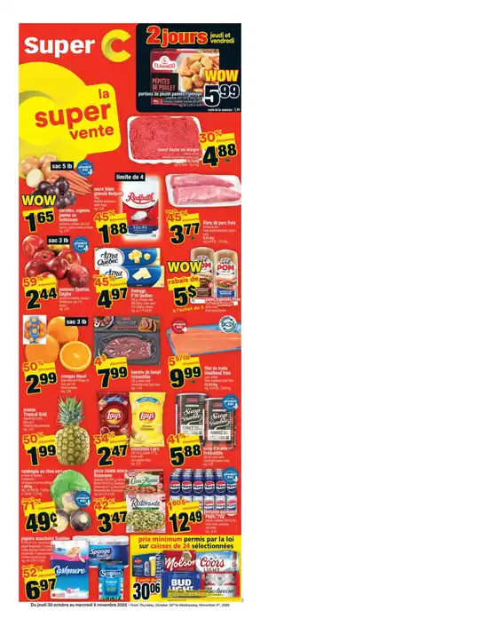 Super C catalogue in St. Catharines | Top offers for smart savers | 2025-10-30T00:00:00.000Z - 2025-11-05T00:00:00.000Z