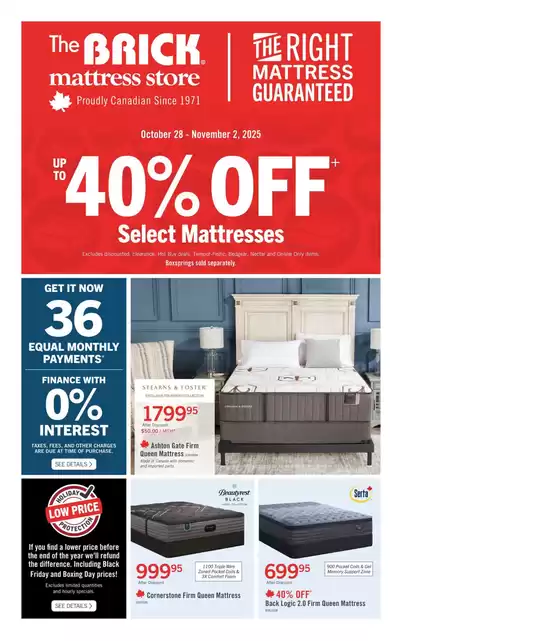The Brick catalogue in Coquitlam | Brick Mattress Store | 2025-10-28T00:00:00.000Z - 2025-11-02T00:00:00.000Z