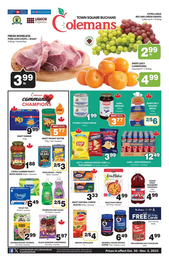 Coleman's catalogue in St. Catharines | New offers to discover | 2025-10-30T00:00:00.000Z - 2025-11-05T00:00:00.000Z