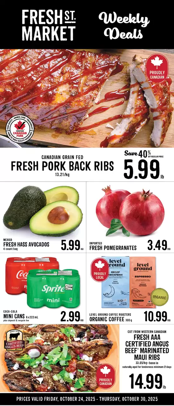 Fresh St Market catalogue in Moosomin | Weekly deals  | 2025-10-28T00:00:00.000Z - 2025-10-30T00:00:00.000Z