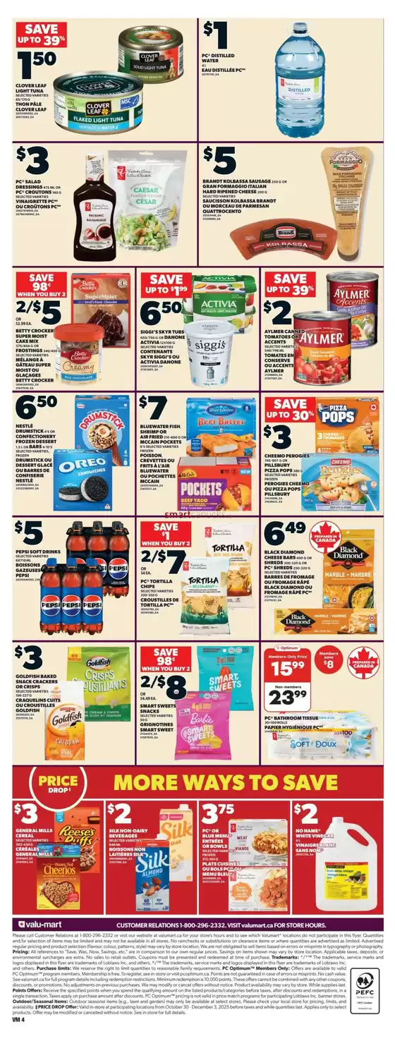 Valu-mart weeky flyer