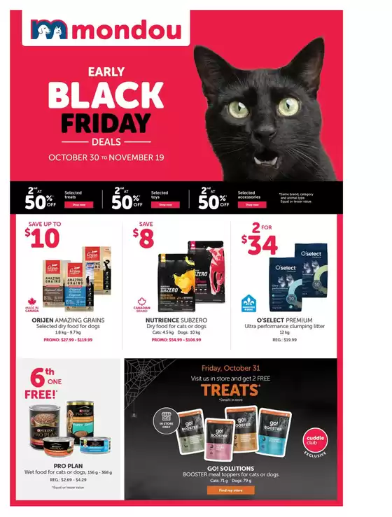 Mondou catalogue in Channel-Port-aux-Basques | Flyer | 2025-10-30T00:00:00.000Z - 2025-10-31T00:00:00.000Z