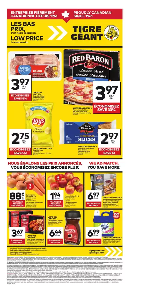 Giant Tiger catalogue in Channel-Port-aux-Basques | Top deals for all customers | 2025-10-29T00:00:00.000Z - 2025-11-04T00:00:00.000Z