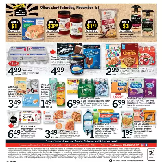 Fortinos weekly flyer