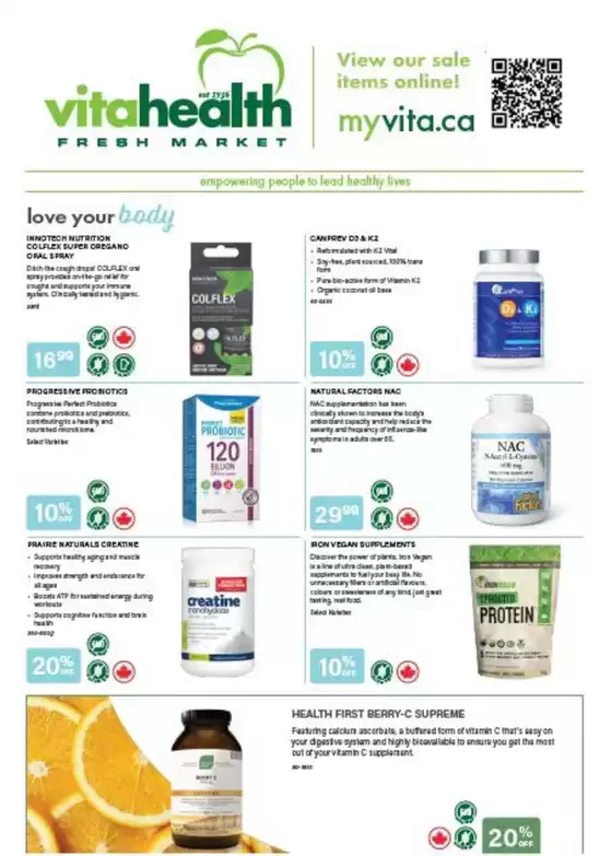 Vita Health catalogue in Calgary | Soak up the savings in our latest flyer  | 2025-10-29T00:00:00.000Z - 2025-10-29T00:00:00.000Z