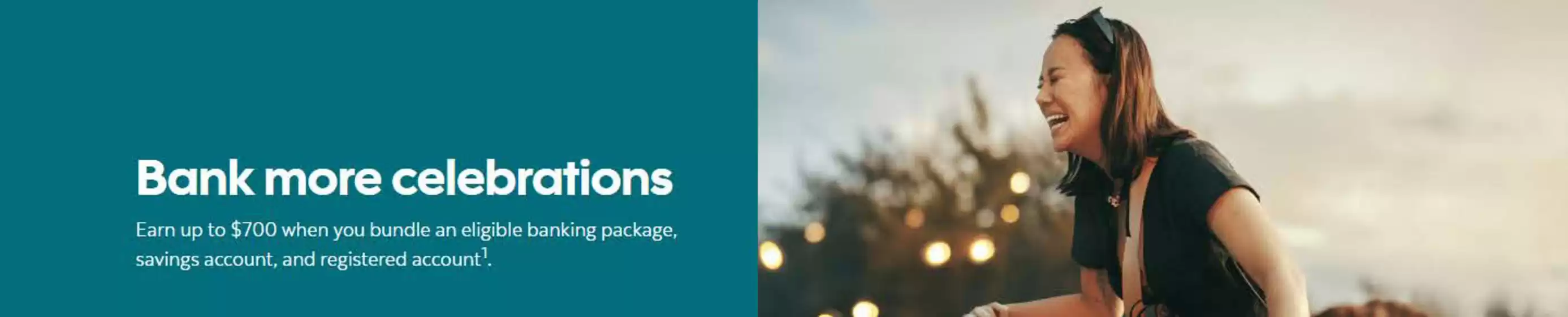 Bank more celebrations