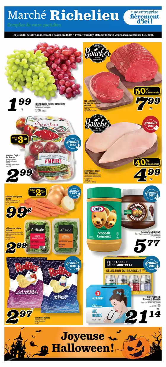 Marche Richelieu Flyer October 30 to November 5