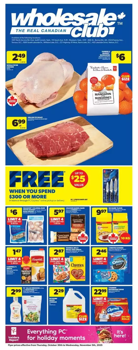 Wholesale Club Weekly ad