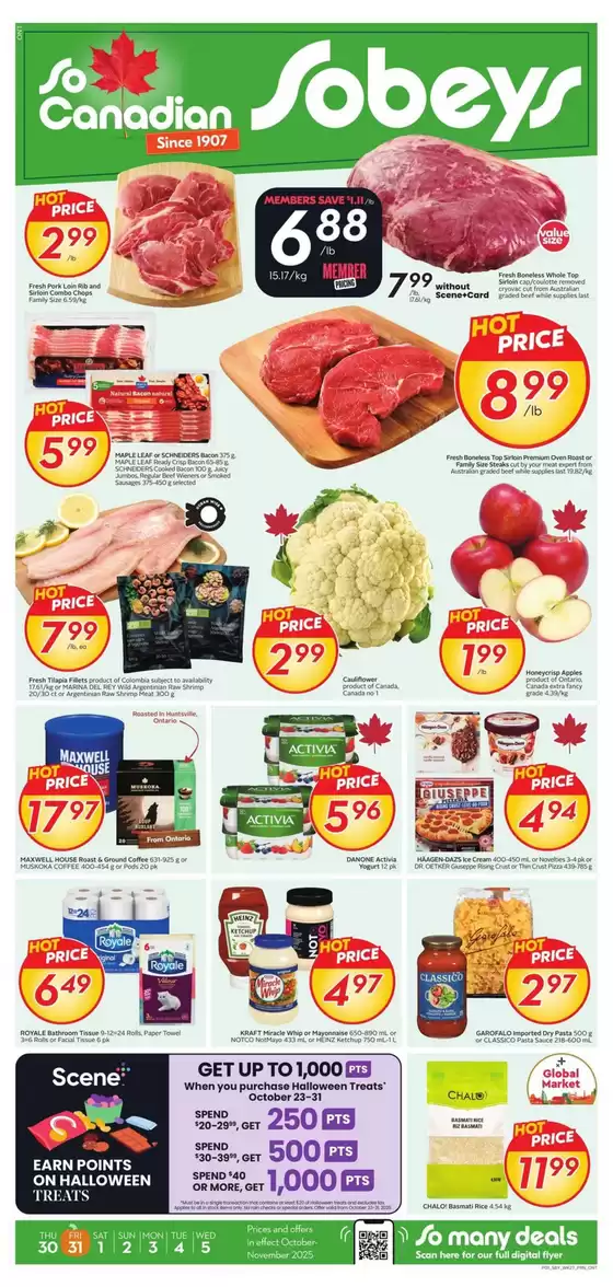 Sobeys catalogue in Mississauga | Sobeys Weekly ad | 2025-10-30T00:00:00.000Z - 2025-11-05T00:00:00.000Z