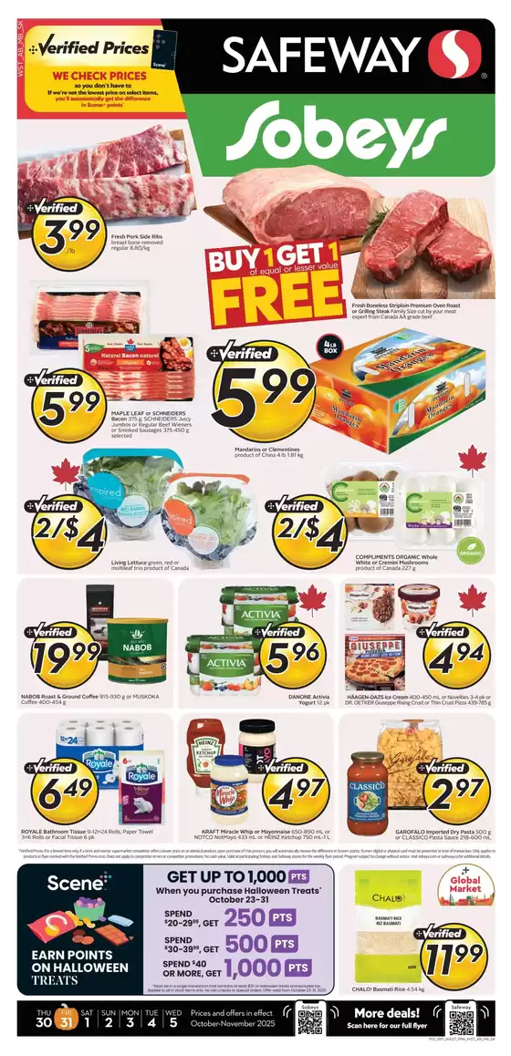 Sobeys catalogue in Mississauga | Exclusive deals for our customers | 2025-10-30T00:00:00.000Z - 2025-11-05T00:00:00.000Z
