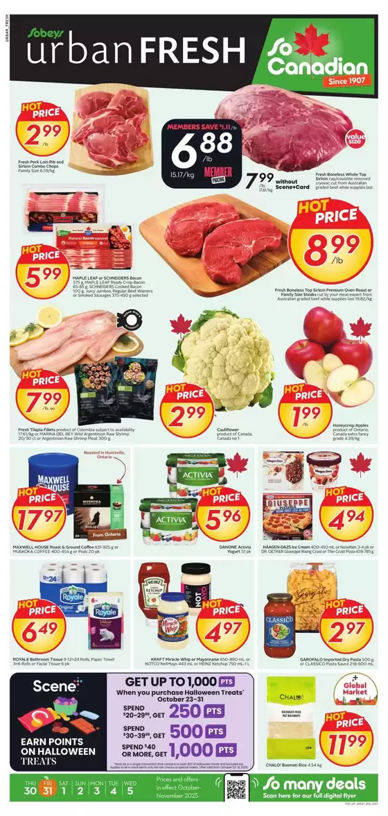 Sobeys catalogue in Mississauga | Special offers for you | 2025-10-30T00:00:00.000Z - 2025-11-05T00:00:00.000Z