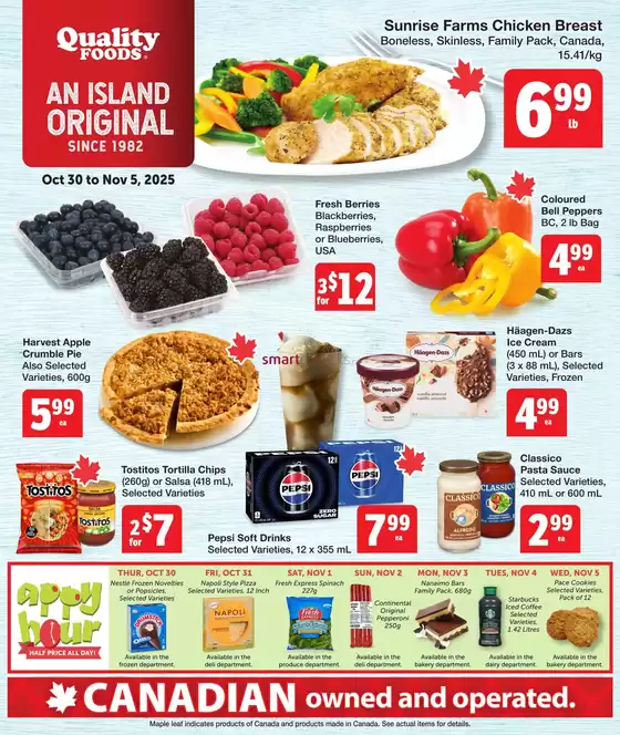 Quality Foods catalogue in Mississauga | Weekly flyer  | 2025-10-30T00:00:00.000Z - 2025-11-05T00:00:00.000Z
