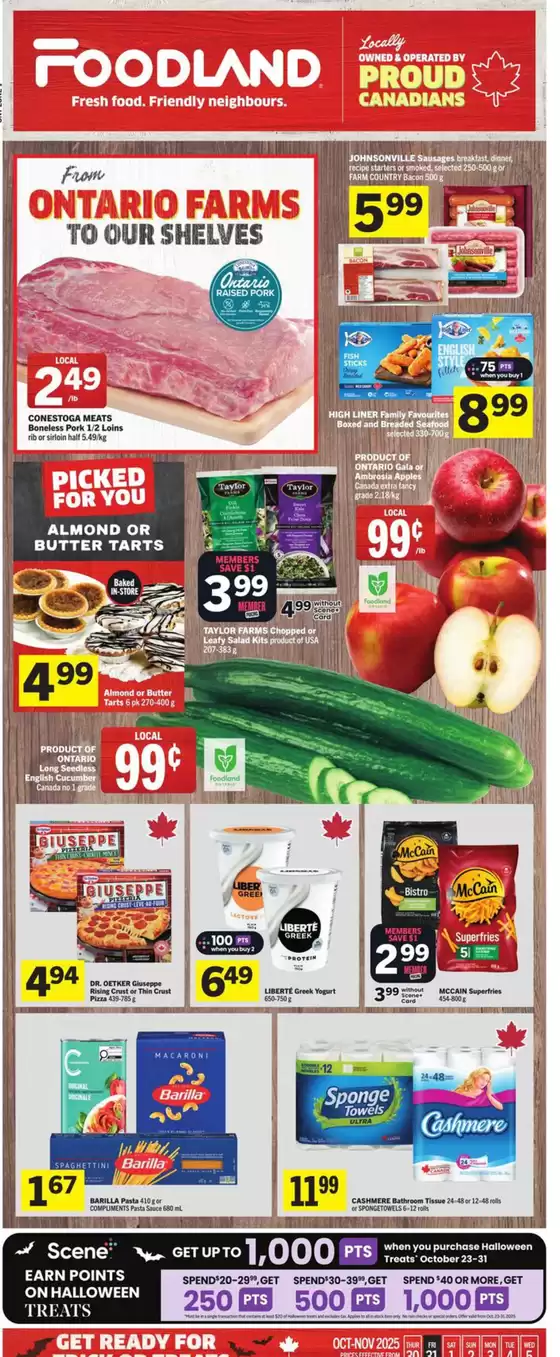 Foodland catalogue in Mississauga | Weekly flyer  | 2025-10-30T00:00:00.000Z - 2025-11-05T00:00:00.000Z