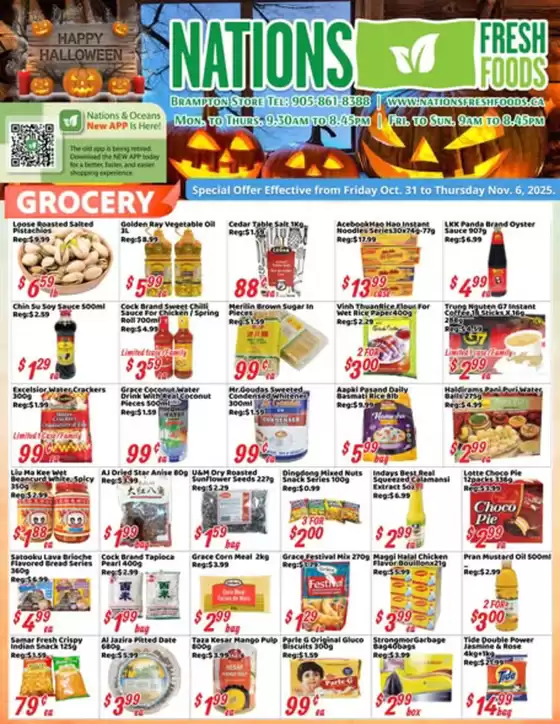 Nations Fresh Foods catalogue in Abbotsford | Happy Halloween! | 2025-10-31T00:00:00.000Z - 2025-11-06T00:00:00.000Z