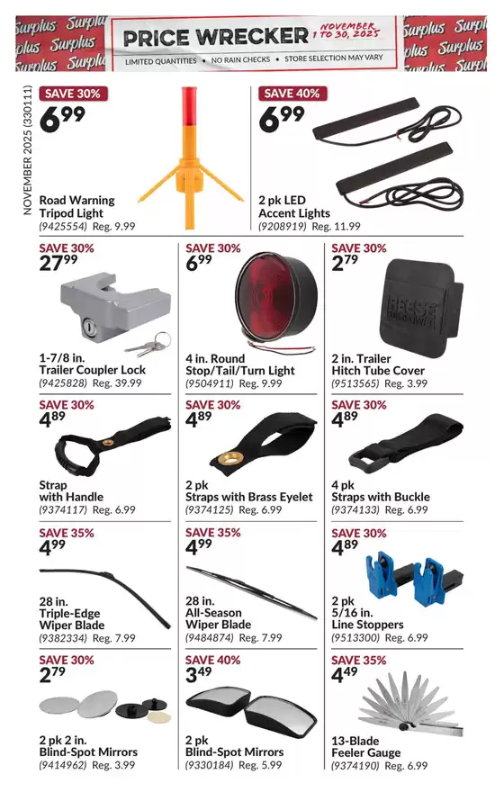 Current bargains and offers