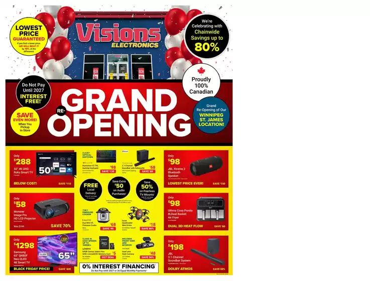 Visions Electronics catalogue | Flyer | 2025-10-31T00:00:00.000Z - 2025-11-06T00:00:00.000Z